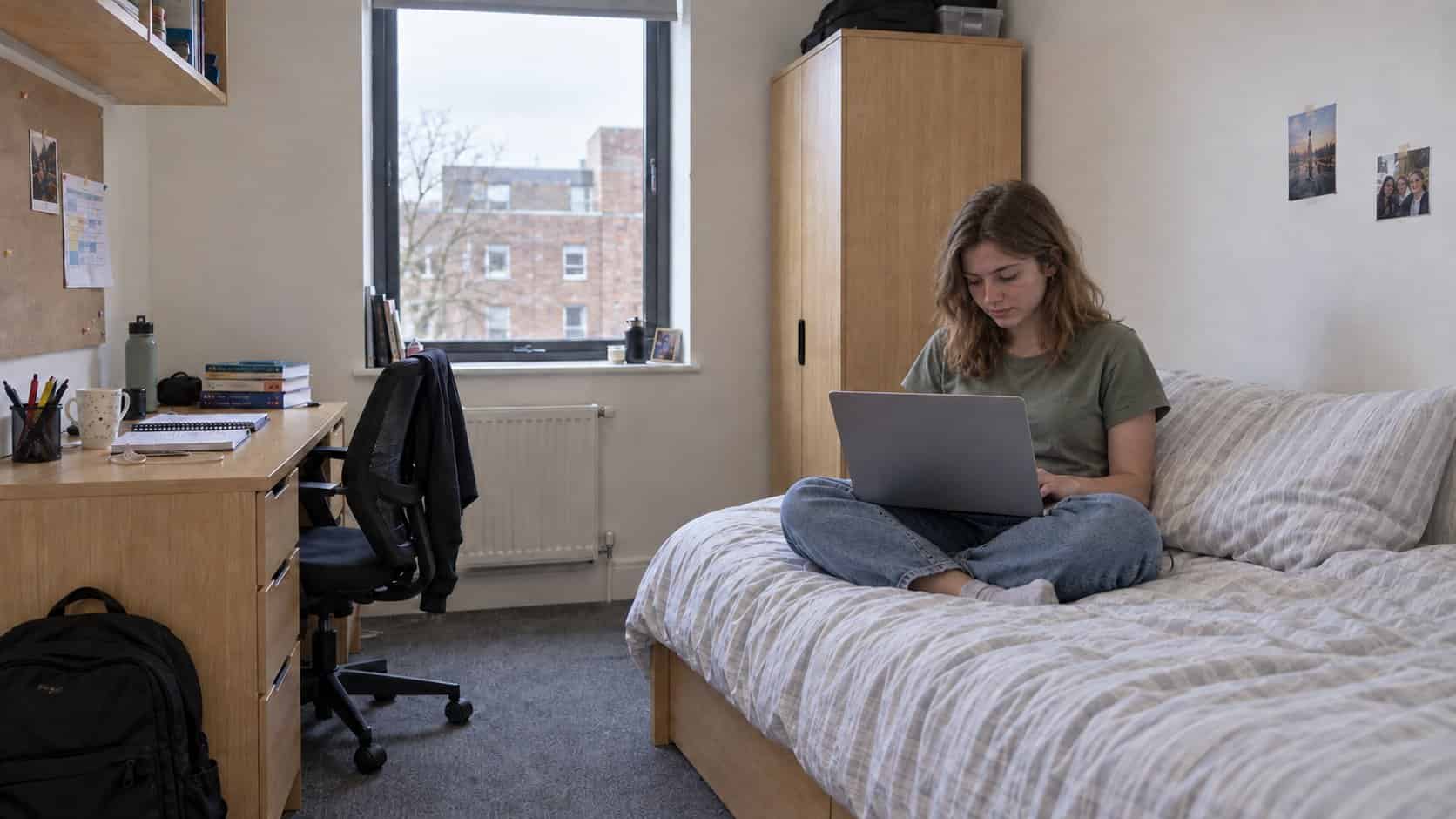 Students settling into their new home together