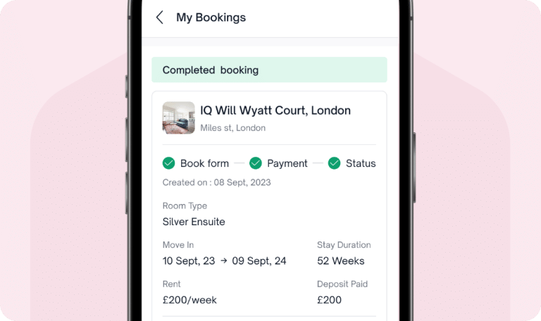 Payment & Booking Info